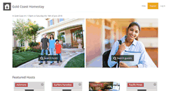 Desktop Screenshot of goldcoasthomestay.org